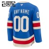 Lasten NHL New York Rangers Pelipaita Custom 2025-26 Fanatics Centennial Premium Sininen